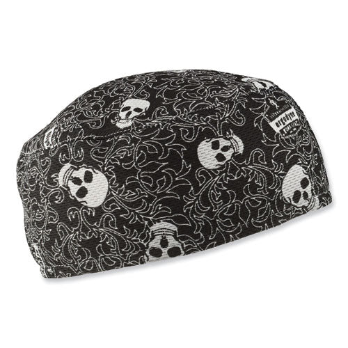 Chill-its 6630 High-performance Terry Cloth Skull Cap, Polyester, One Size Fits Most, Skulls, Ships In 1-3 Business Days