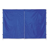 Shax 6096 Pop-up Tent Sidewall With Zipper, Single Skin, 10 Ft X 10 Ft, Polyester, Blue, Ships In 1-3 Business Days
