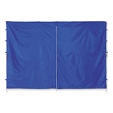 Shax 6096 Pop-up Tent Sidewall With Zipper, Single Skin, 10 Ft X 10 Ft, Polyester, Blue, Ships In 1-3 Business Days