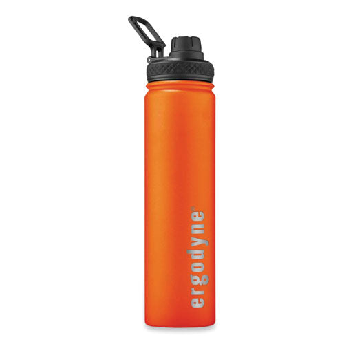 Chill-its 5152 Insulated Stainless Steel Water Bottle, 25 Oz, Orange, Ships In 1-3 Business Days