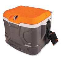 Chill-its 5170 17-quart Industrial Hard Sided Cooler, Orange/gray, 30/pallet, Ships In 1-3 Business Days