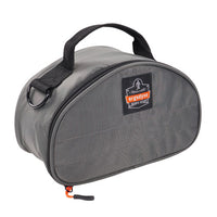 Arsenal 5187 Clamshell Half Respirator Bag With Zipper Closure, 4 X 9 X 5, Gray, Ships In 1-3 Business Days