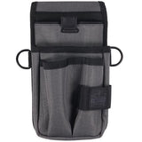 Arsenal 5569 Belt Clip Tool Pouch With Device Holster, 4 Compartments, 5 X 2 X 8.5, Polyester, Gray, Ships In 1-3 Bus Days