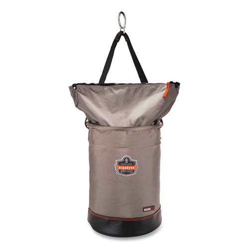 Arsenal 5973 Hoist Bucket Tool Bag With D-rings And Zipper Top, 12.5 X 12.5 X 17, Gray, Ships In 1-3 Business Days