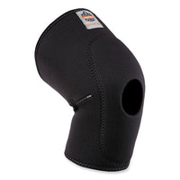 Proflex 615 Open Patella Anterior Pad Knee Sleeve, Small, Black, Ships In 1-3 Business Days