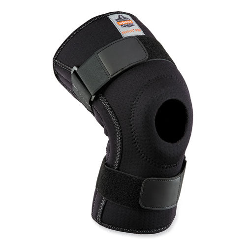 Proflex 620 Open Patella Spiral Stays Knee Sleeve, Medium, Black, Ships In 1-3 Business Days