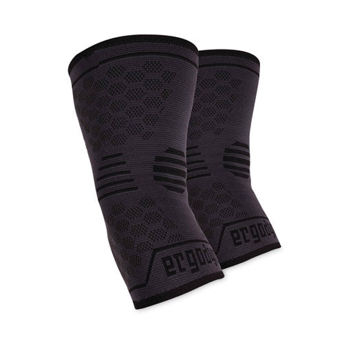 Proflex 651 Elbow Compression Sleeve, Large, Gray/black, Ships In 1-3 Business Days