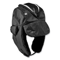 N-ferno 6802z Zippered Trapper Hat, Large/x-large, Black, Ships In 1-3 Business Days