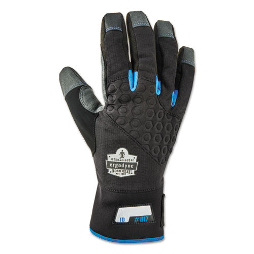 Gloves,reinf Thrml,med,bk