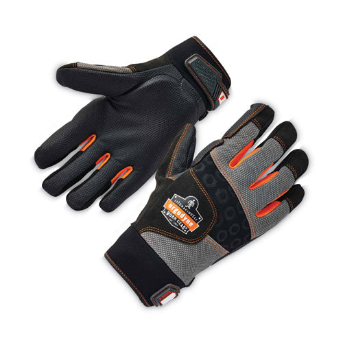 Proflex 9002 Certified Full-finger Anti-vibration Gloves, Black, 2x-large, Pair, Ships In 1-3 Business Days
