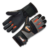 Proflex 9012 Certified Av Gloves + Wrist Support, Black, 2x-large, Pair, Ships In 1-3 Business Days
