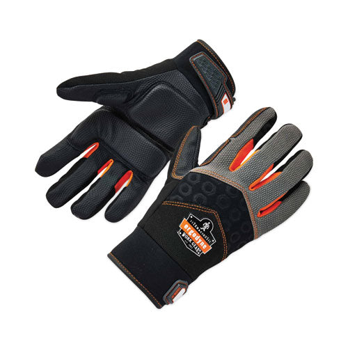 Proflex 9001 Full-finger Impact Gloves, Black, Large, Pair, Ships In 1-3 Business Days