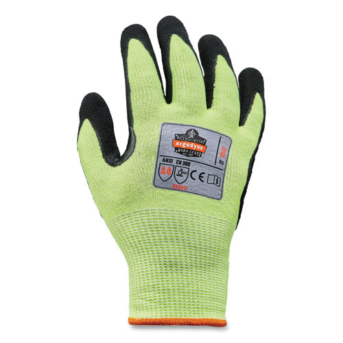 Proflex 7041 Ansi A4 Nitrile-coated Cr Gloves, Lime, Medium, Pair, Ships In 1-3 Business Days