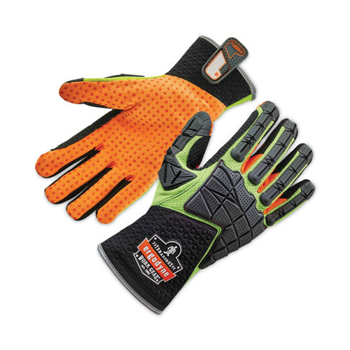 Proflex 925f(x) Standard Dorsal Impact-reducing Gloves, Black/lime, X-large, Pair, Ships In 1-3 Business Days