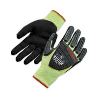 Proflex 7141 Ansi A4 Dir Nitrile-coated Cr Gloves, Lime, Small, Pair, Ships In 1-3 Business Days