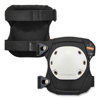 Proflex 300 Knee Pads, Rounded Hard Cap, Buckle Closure, One Size Fits Most, White Cap, Pair, Ships In 1-3 Business Days