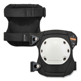 Proflex 300 Knee Pads, Rounded Hard Cap, Buckle Closure, One Size Fits Most, White Cap, Pair, Ships In 1-3 Business Days