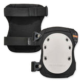 Proflex 315 Abrasion-resistant Knee Pads, Long Textured White Hard Cap, Buckle Closure, Pair, Ships In 1-3 Business Days