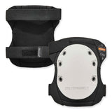 Proflex 315hl Abrasion-resistant Knee Pad, Long Textured White Hard Cap, Hook/loop Closure, Pair, Ships In 1-3 Business Days