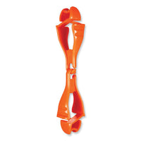 Squids 3400 Dual Clip Glove Clip Holder, 1 X 1 X 6.5, Acetal Copolymer, Orange, Ships In 1-3 Business Days