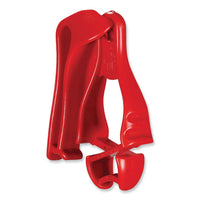 Squids 3405 Belt Clip Glove Clip Holder, 1 X 1 X 6, Acetal Copolymer, Red, Ships In 1-3 Business Days