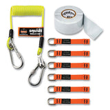 Squids 3180 Tool Tethering Kit, 2 Lb Max Working Capacity, 6.5" To 48" Long, Yellow/black, Ships In 1-3 Business Days