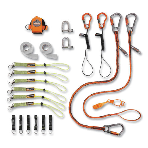 Squids 3187 Scaffolding Worker Tool Tethering Kit, Asstd Max Work Capacities, Lengths And Colors, Ships In 1-3 Business Days