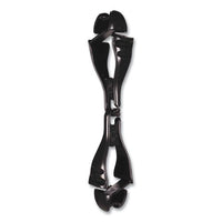 Squids 3400 Glove Clip Holder With Dual Clips, 1 X 1 X 6.5, Acetal Copolymer, Black, 100/pack, Ships In 1-3 Business Days