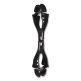 Squids 3400 Glove Clip Holder With Dual Clips, 1 X 1 X 6.5, Acetal Copolymer, Black, 100/pack, Ships In 1-3 Business Days
