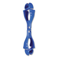 Squids 3400 Glove Clip Holder With Dual Clips, 1 X 1 X 6.5, Acetal Copolymer, Blue, 100/pack, Ships In 1-3 Business Days