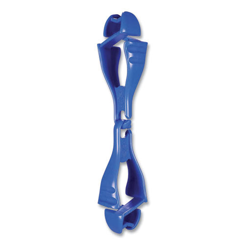 Squids 3400 Glove Clip Holder With Dual Clips, 1 X 1 X 6.5, Acetal Copolymer, Blue, 100/pack, Ships In 1-3 Business Days