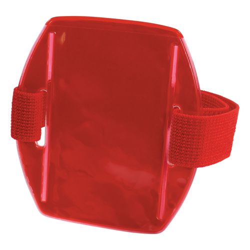 Squids 3386 Arm Band Id/badge Holder, Vertical, Hi-vis Lime 3.75 X 4.25 For 2.5 X 4 Insert, 10/pack, Ships In 1-3 Bus Days