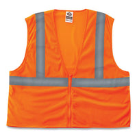 Glowear 8205z Class 2 Super Economy Mesh Vest, Polyester, Orange, 4x-large/5x-large, Ships In 1-3 Business Days