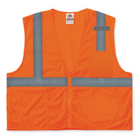 Glowear 8210z Class 2 Economy Mesh Vest, Polyester, Orange, 2x-large/3x-large, Ships In 1-3 Business Days