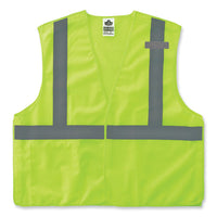 Glowear 8215ba-s Single Size Class 2 Economy Breakaway Mesh Vest, Polyester, Medium, Lime, Ships In 1-3 Business Days