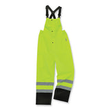 Glowear 8918bk Class E Hi-vis Rain Bibs Black Bottom, 4x-large, Lime, Ships In 1-3 Business Days