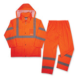 Glowear 8376k Lightweight Hv Rain Suit, Medium, Orange, Ships In 1-3 Business Days