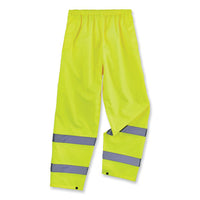 Glowear 8916 Class E Lightweight Hi-vis Rain Pants, Small, Lime, Ships In 1-3 Business Days