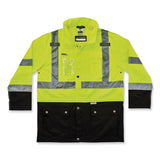 Glowear 8386 Class 3 Hi-vis Outer Shell Jacket, Polyester, 2x-large, Lime, Ships In 1-3 Business Days