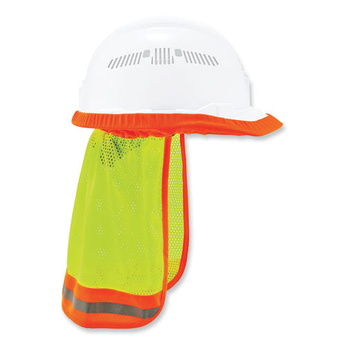 Glowear 8005 Hi-vis Hard Hat Neck Shade, 20 X 12.5, Lime, Ships In 1-3 Business Days