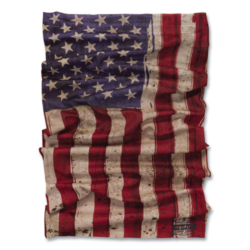 Chill-its 6485 Multi-band, Polyester, One Size Fits Most, American Flag, Ships In 1-3 Business Days