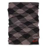 Chill-its 6485 Multi-band, Polyester, One Size Fits Most, Gray Buffalo Plaid, Ships In 1-3 Business Days