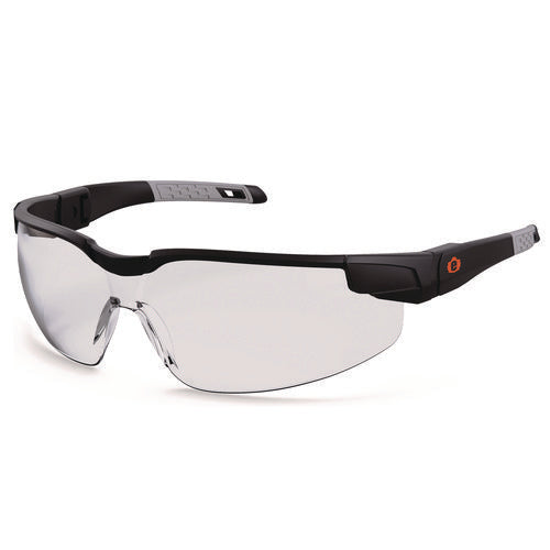 Skullerz Dellenger Anti-fog Safety Glasses, Adjustable Temples, Black Frame, Clear Polycarbonate Lens, Ships In 1-3 Bus Days