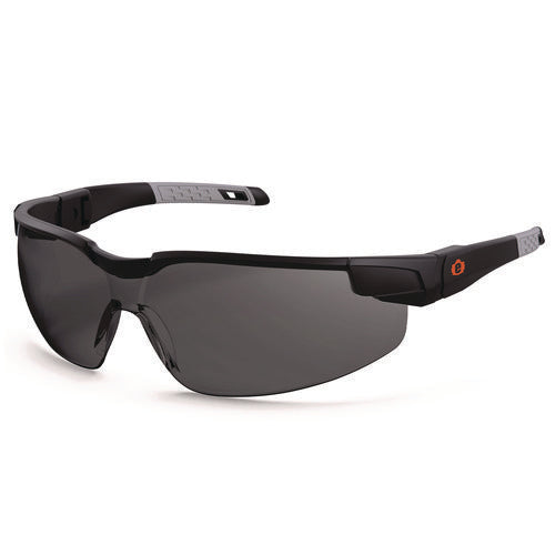 Skullerz Dellenger Safety Glasses With Adjustable Temples, Matte Black Frame, Smoke Polycarbonate Lens, Ships In 1-3 Bus Days