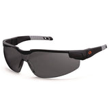Skullerz Dellenger Anti-fog Safety Glasses W/adjustable Temples, Black Frame,smoke Polycarbonate Lens, Ships In 1-3 Bus Days