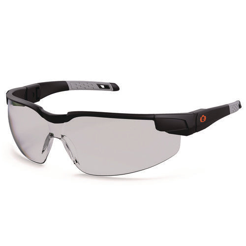 Skullerz Dellenger Anti-fog Safety Glasses W/adj Temples,black Frame,indoor/outdoor Polycarbonate Lens, Ships In 1-3 Bus Days