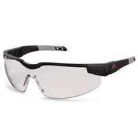 Skullerz Dellenger Anti-scratch/enhanced Anti-fog Safety Glasses W/adj Temples, Black Frame,clear Lens, Ships In 1-3 Bus Days