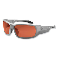 Skullerz Odin Safety Glasses, Matte Gray Nylon Impact Frame, Polarized Polycarbonate Lens, Ships In 1-3 Business Days