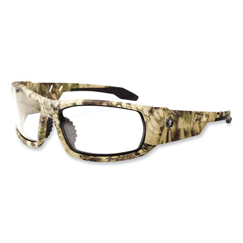 Skullerz Odin Safety Glasses, Kryptek Highlander Nylon Impact Frame, Anti-fog Clear Lens, Ships In 1-3 Business Days