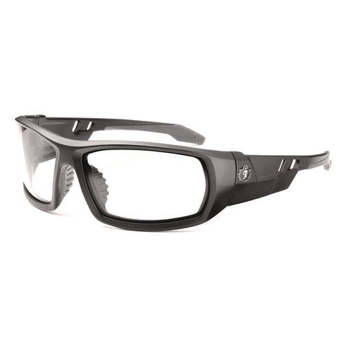 Skullerz Odin Anti-scratch And Enhanced Anti-fog Safety Glasses, Black Frame, Clear Polycarbonate Lens, Ships In 1-3 Bus Days